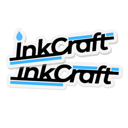 50 Custom Die - Cut Stickers (Same Logo) - InkCraft